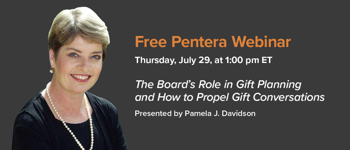 Webinar 7/29: Pamela Davidson, 